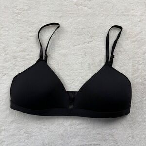 Pepper Limitless Wirefree Bra Black Small Chest Bra Size M Support Comfort